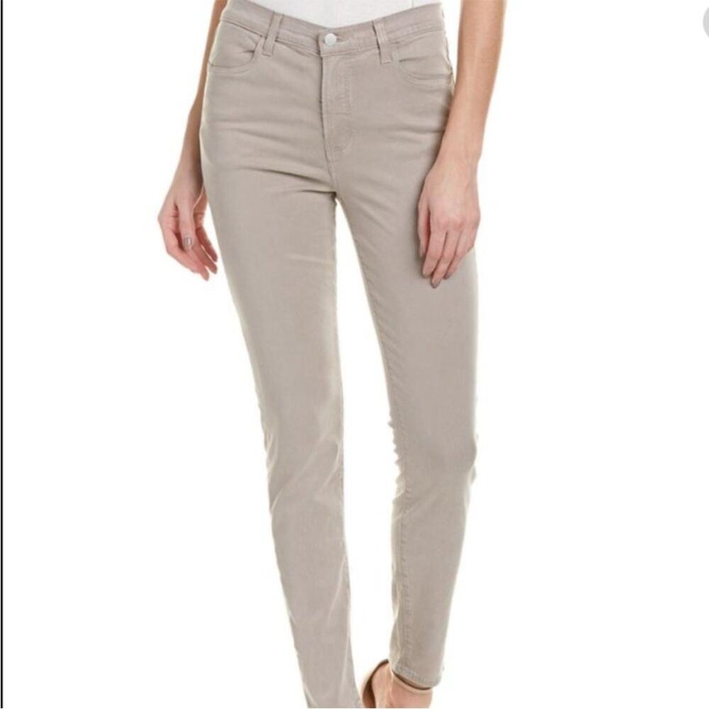 🗽J Brand Taupe Mid Rise Super Skinny Jean